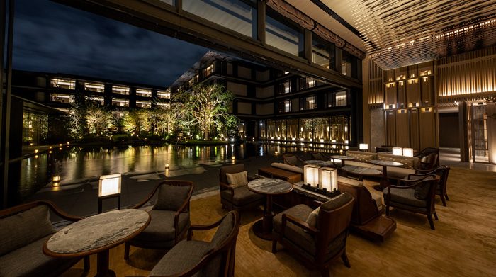  「HOTEL THE MITSUI KYOTO」ラウンジ