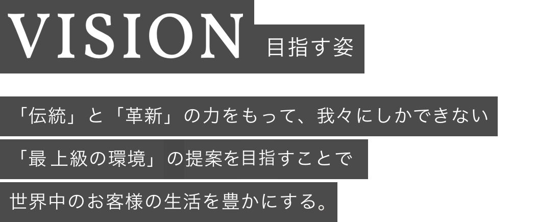 VISION　目指す姿